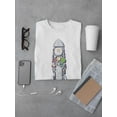 thumbnail image 3 of Rocket Schematics Space Ship Tee Men's -Image by Shutterstock, 3 of 4