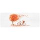 thumbnail image 1 of Alfombrilla de ratón ABPHQTO Fondo de otoño con árbol y bicicleta 30x80 cm, 1 of 3