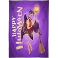 thumbnail image 2 of Coolnut Halloween Little Witch Rectangle Tablecloth 54x54In,Dinner Table Cover for Outdoor & Indoor Patio, Picnic, BBQ, Holiday Party Halloween Decoration, 2 of 7