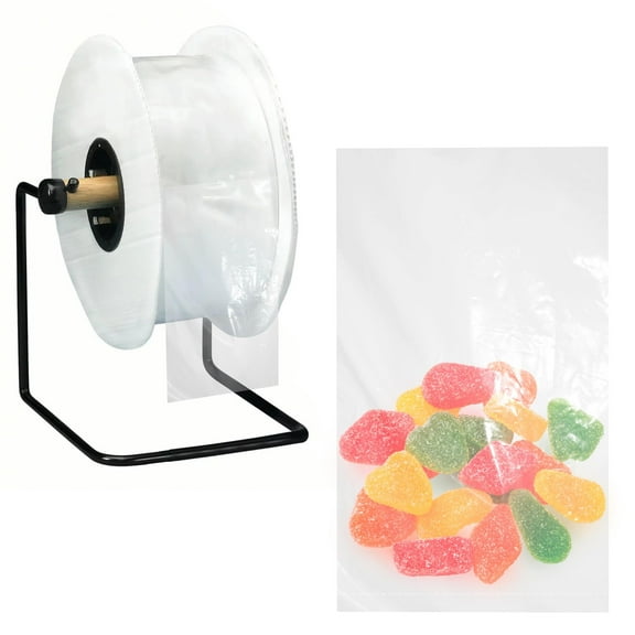 Clear Pre-Opened Poly Bags, Heavy Gauge 2.80 Mil, 12000 Count, 3 x 5 in