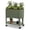 Green, variant on Permasteel Self-Watering Garden Bed, Rolling Planter for Vegetables, Flowers, Herbs, and Fruit, Outdoor Indoor, Caster Wheels, Blue