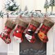 thumbnail image 3 of Toystoory Calcetín navideño muñeco de nieve Santa Claus Elk Pinup foto regalo bolsa de aperitivos calcetines de gran tamaño para el hogar colgante Kits de decoración para fiestas Copo de nieve Toystoory HA069957-04, 3 of 6