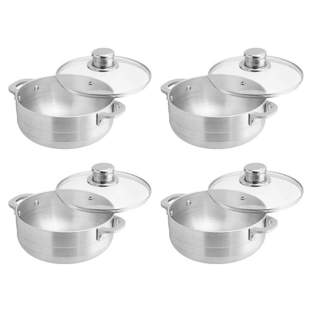 Bene Casa Aluminum 11.3 Quart Versatile Caldero Rice Cooking Pot w/ Lid ...
