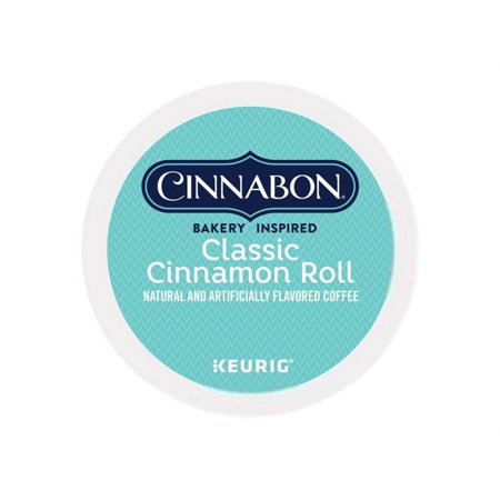 Cinnabon Classic Cinnamon Roll - Coffee pod - 24 pcs. x 0 oz - arabica - 7.9 oz - pack of 4