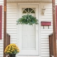thumbnail image 1 of Artificial Flower Swag Home Door Mount Simulation Floral Decor Flower Garland Wreath Ornament, 1 of 9