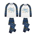 thumbnail image 2 of LuLiaMenton Hanukkah Pajamas Matching Couples Shalom Yall Menorah Pjs Set, Womens S, 2 of 5