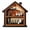 A, variant on AZXY Halloween Decorations, Ghost Bat Pumpkin Double Layer Haunted House Wooden Cutout, Detailed Haunted House Decor & Tabletop Decor, Dual Use Wall Shelf Accents, for Mantel Styling, Entryway Layout