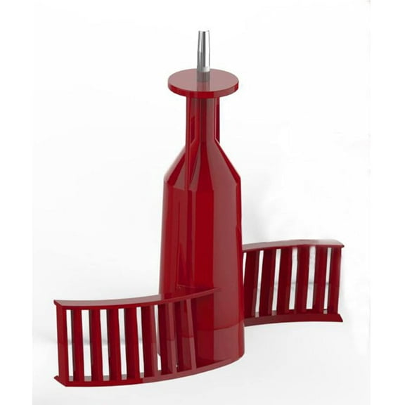 Food Processor Emulsifying Blade - Replacement Parts for NutriChef Multifunction Food Processor Model Number: NCFPRED Red