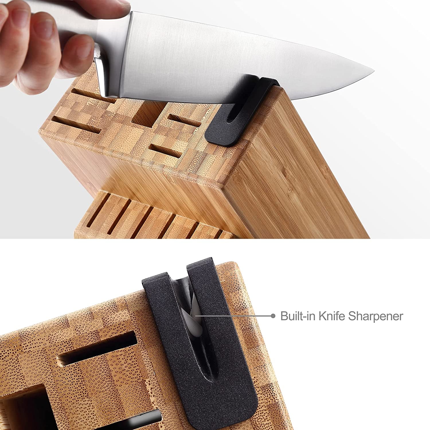 McCook® Knife Sets,Luxury Golden Titanium Kitchen Knife Block Sets with  Built-in Sharpener - Coupon Codes, Promo Codes, Daily Deals, Save Money  Today