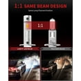thumbnail image 2 of LASFIT H1 LED Bulb, 6000K White Bright, H1 LED Fog Light Halogen Replacment,Fanless, 1:1 Mini Size, No Adapter Required, Non-Polarity, Plug and Play, Pack of 2, 2 of 8