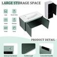 thumbnail image 6 of 36" White Combination - Open Shelves in Side Cabinet - Bathroom Organization - Store Essentials Orderly, 6 of 7