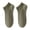 Army Green, variant on Eoperou 1 Pair Unisex Boat Socks Low-cut No Odor Thin Solid Color High Elasticity Anti-slip Sweat-absorption Anti-shrink Sports Four Season Invisible Socks