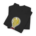 thumbnail image 3 of Think Skate Light Bulb Yellow Grey Red Classic Board T Shirt Print - Black / M, 3 of 5