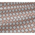 thumbnail image 4 of oneOone Cotton Jersey Peach Fabric Argyle Check Craft Projects Decor Fabric Printed By The Yard 58 Inch Wide, 4 of 4