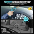 thumbnail image 2 of Seesii Plastic Welders Gun Cordless Hot Stapler Welding Machine Soldering Iron Shaft Clamps for Car Bumper Soldering Tool, 2 of 6