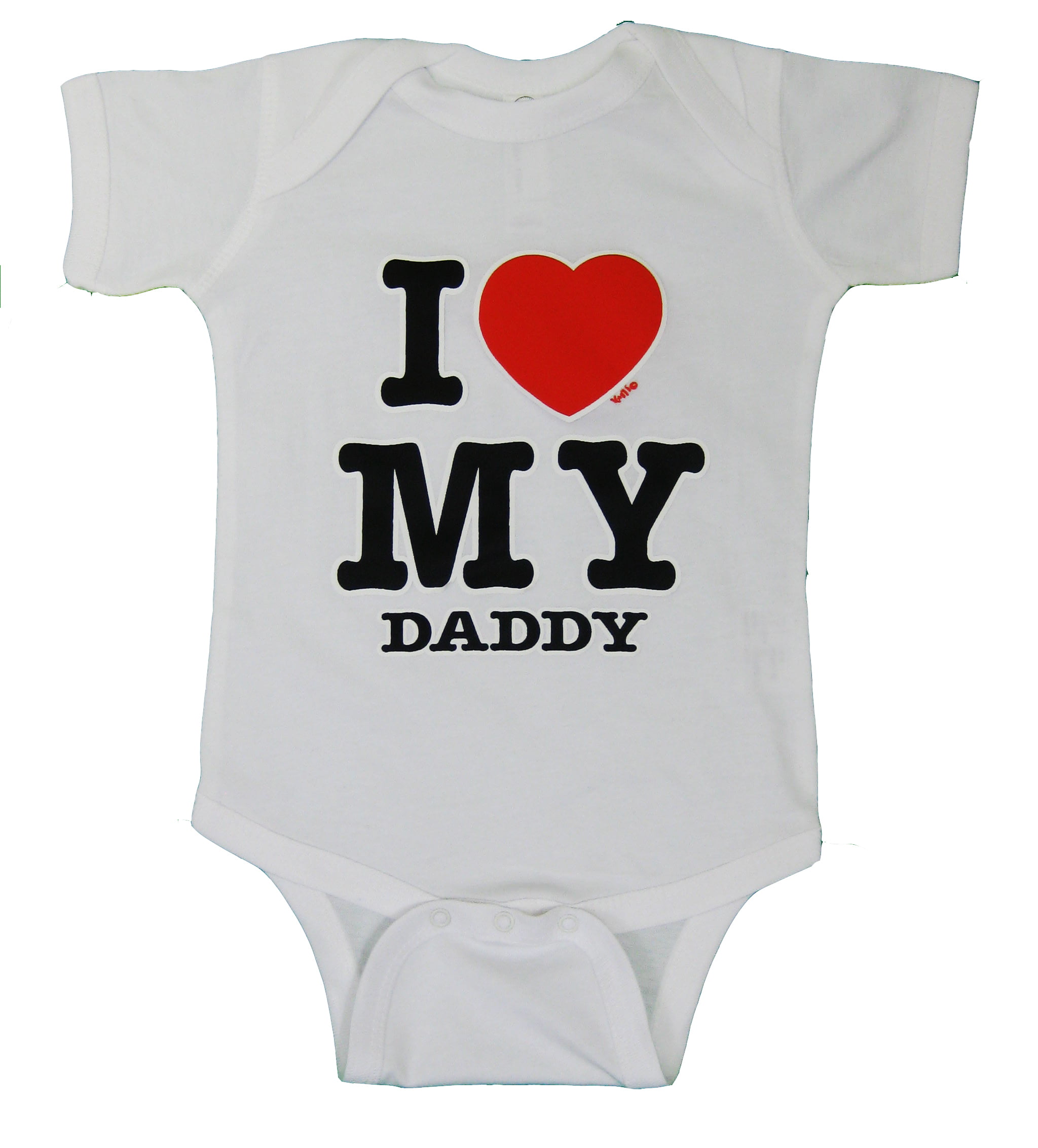 I Love DADDY 1 BODYSUIT KURZARM / LANGARM BABY BODY Heart 