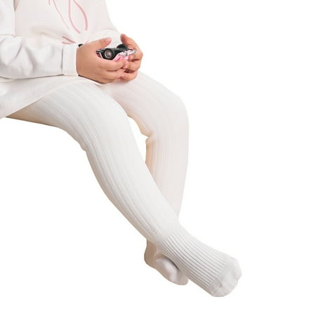 

Shuttle tree Kid Pantyhose Winter Warm Tights Velvet/Fleece Lined Stockings Footed Leggings