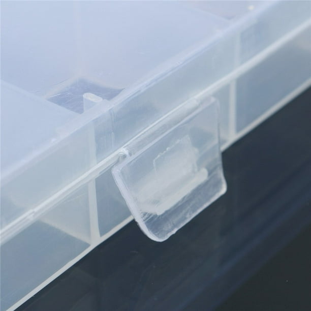 Cheap 24 Compartments Plastic Box Case Jewelry Bead Storage