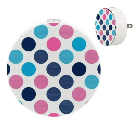 

YZUOUZY Night Light Bedside Lamp Bedroom Lamps Set of 2 Polka Dot Colorful Balls