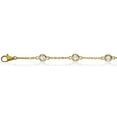 thumbnail image 1 of Diamond Anklet Bracelet Bezel Set 14K Yellow Gold (0.50ct), 1 of 4