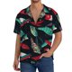 thumbnail image 1 of Balery Fishing Lure Camisa Casual de Manga Corta con Botones para Hombre, Texturizada, Estilo Cubano, para Playa, Verano-Small, 1 of 5