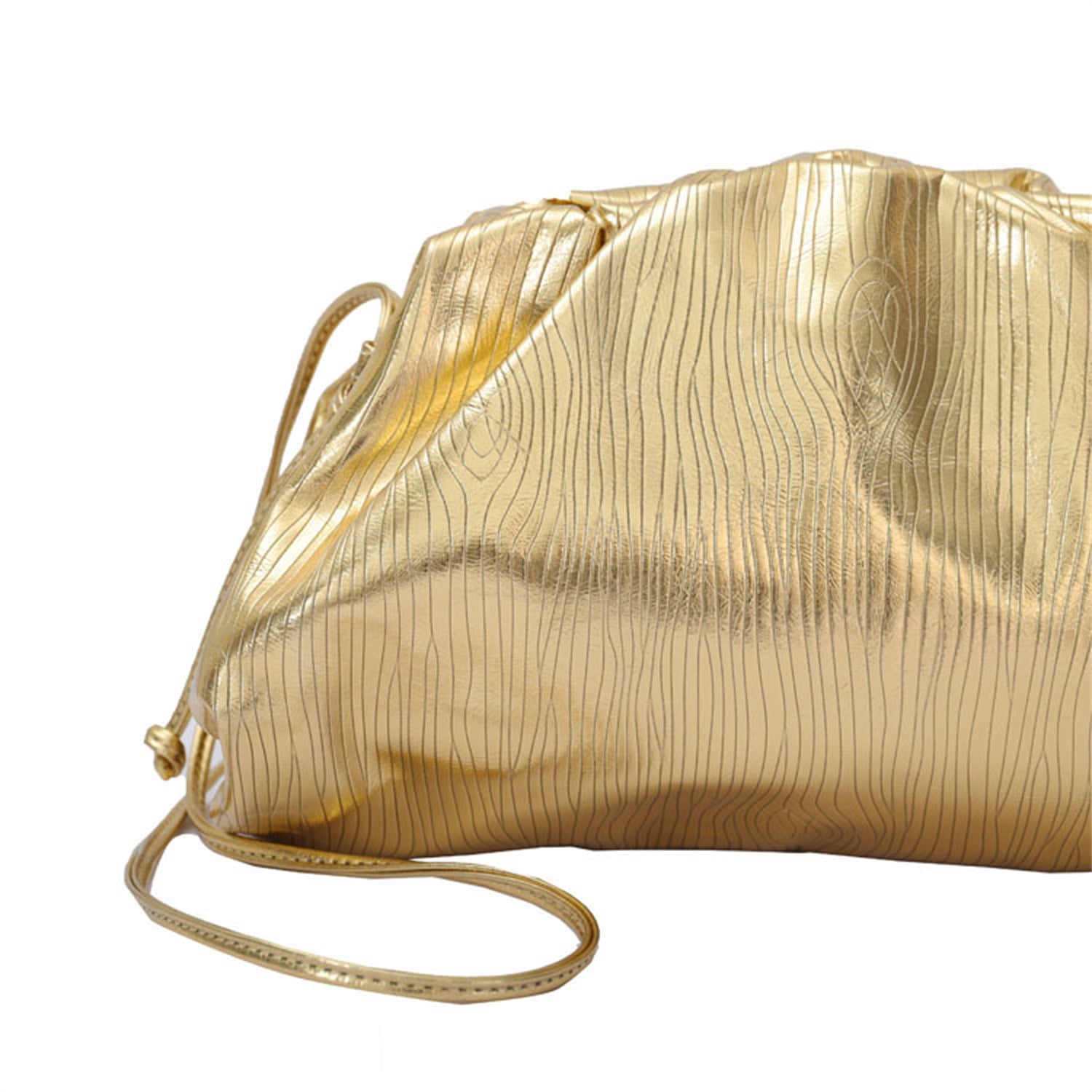 GLITZALL Clutch Purse and Dumpling Bag for Women,Designer Cloud Handbag and  Ruched Bag with Detachable Shoulder Strap