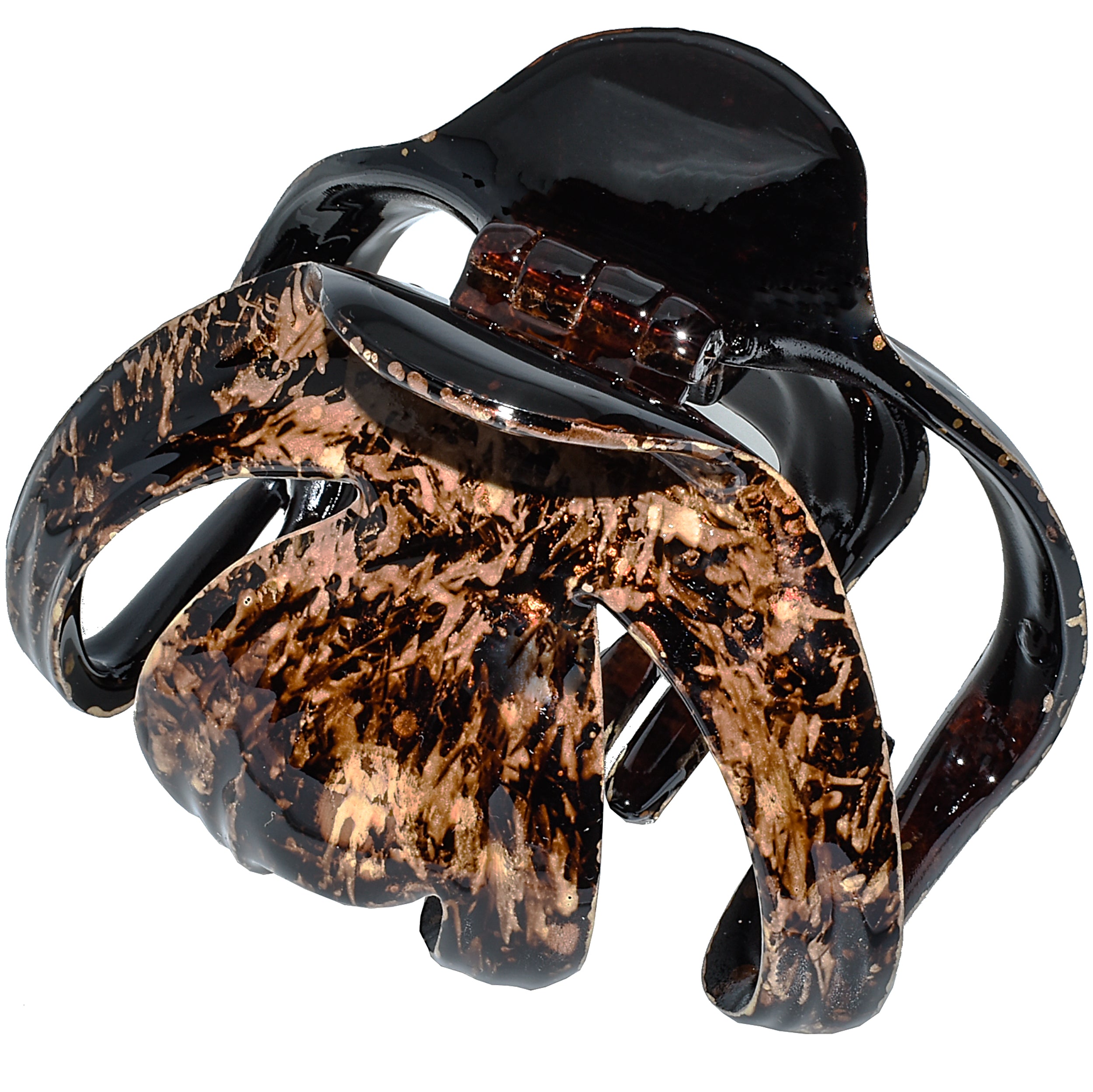 Camila Paris CP3871 French Octopus Hair Clip for Women Thick Hair and Long Curly Wavy Hair, Girls Hair Claw Clips, Styling Claw Clip for Thick Hair, Strong Hold No Slip Grip, Made in France