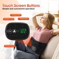 thumbnail image 5 of Heated Back Brace Cordless Heating Pad Back Massage Heat Wraps for Lower Back Relax 5000mAh Rechargeable Heated Back Support Belt for Women Men, Black, 5 of 12