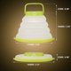 thumbnail image 2 of Foldable LED Lantern Camping Light Warm White Waterproof Solar USB Rechargeable 3 Dimming Modes Flashlight for Home Camping Hiking Fishing Emergency, 2 of 5
