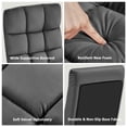 thumbnail image 6 of Alden Design Floor Sofa Chair with 14 Adjustable Positions, Gray, 6 of 11