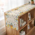 thumbnail image 6 of Table Runners 72 Inches Long Dress Scarves, Daisy Spring Floral Farmhouse Kitchen/Dining Table Runner, Coffee Tablerunners, Farmhouse Botanical Green Leaves Vintage Art 18x72 Inch, 6 of 9