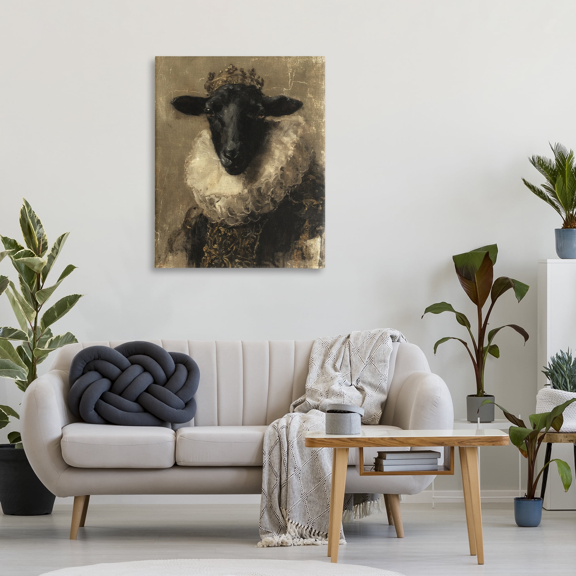 Stupell Industries Noble Ram Portrait Canvas Wall Art, design by Svetlana Aleynikova
