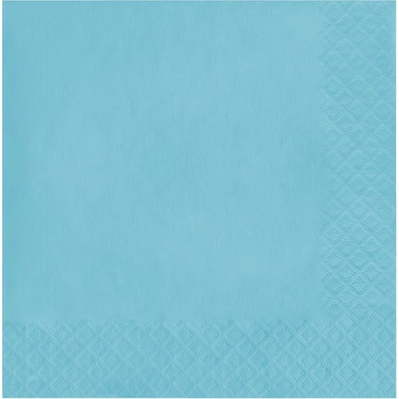 500/Case Bulk Pastel Blue Luncheon Napkins 3 ply
