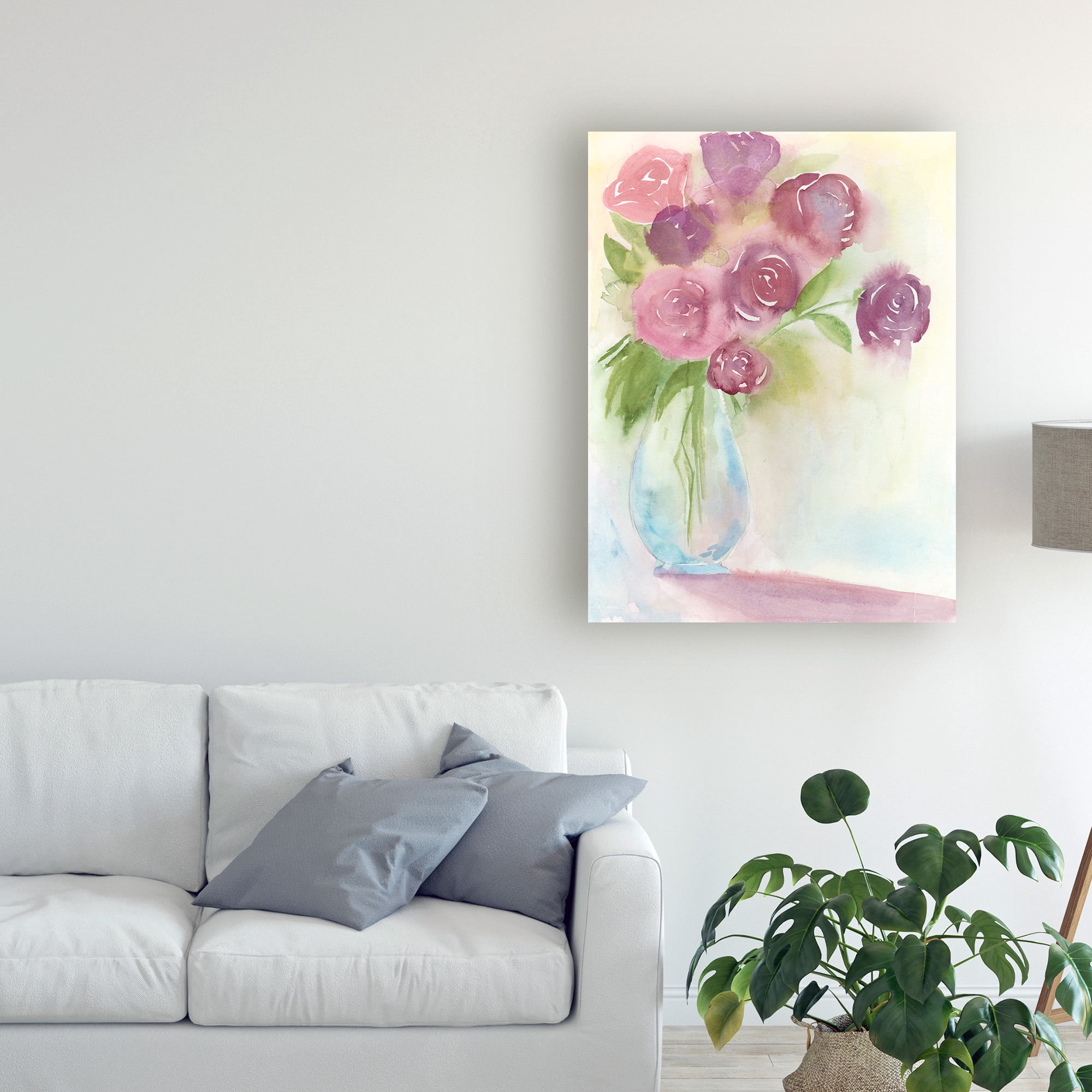 Trademark Fine Art 'Glowing Bouquet II' Canvas Art by Grace Popp