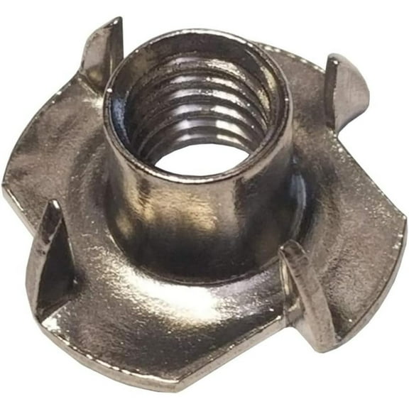 VHOB 1/2"-13 Stainless Steel Pronged Tee Nuts (Pack of 12)
