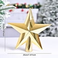 thumbnail image 6 of Christmas Tree Topper, CXALSSY Christmas Tree Star, 7.9 Inch Gold Tree Topper for Indoor Outdoor Decoration, Unique Luxury Christmas Tree Toppers 2024, 6 of 7
