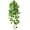 Big Pothos, variant on Artificial Hanging Plants with Wall Planter, Faux Pothos Vines Fake Hanging Plant, Plastic Greenery Wall Decor for Indoor Outdoor Home Office Garden Patio Bedroom Living Room Decor