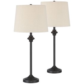 Mainstays Bronze Metal Pull Chain Accent Lamp 19 H Walmart Com Walmart Com