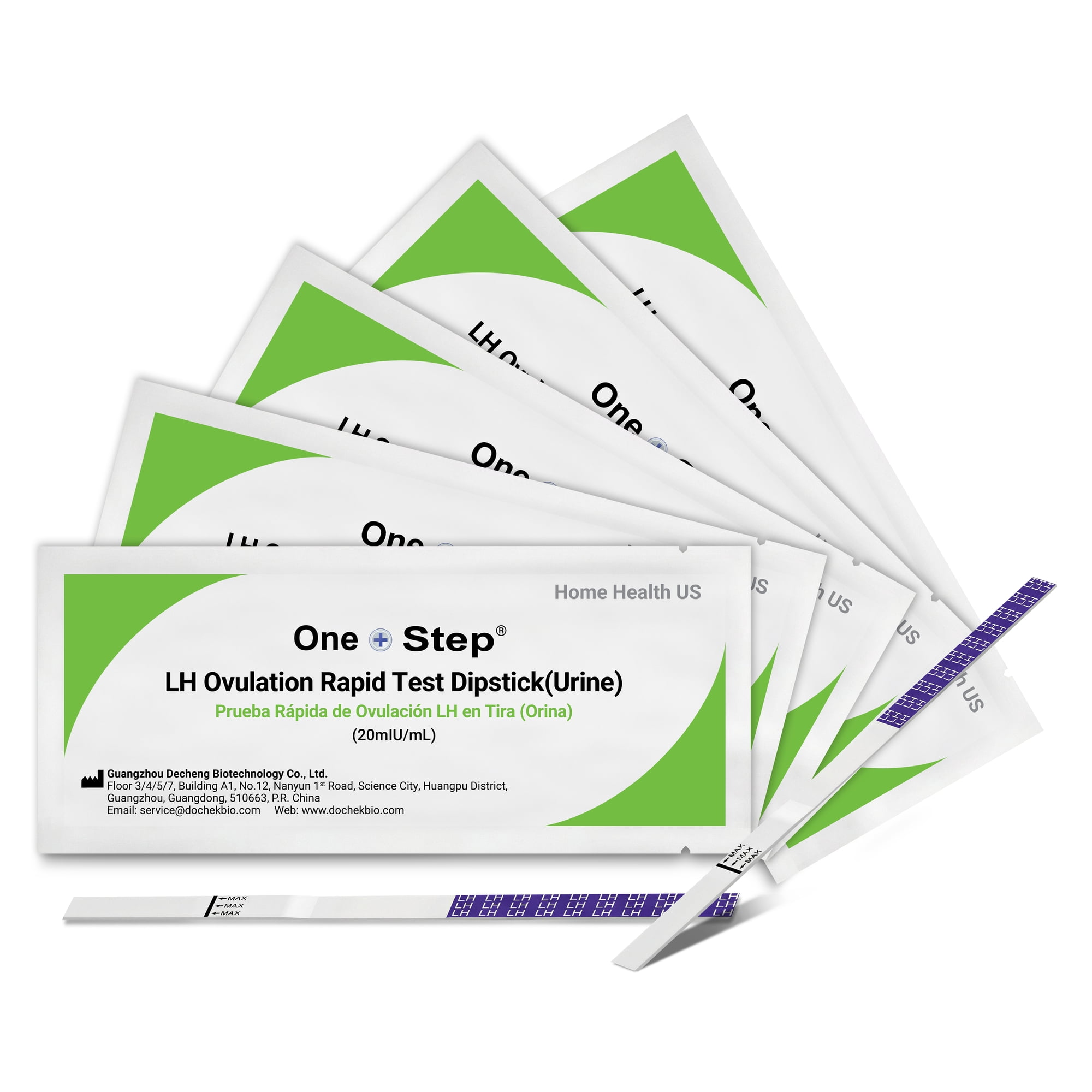 30 x One Step Ovulation Strips 20miu/ml Test Kit Sensitive Fertility Predictor Testing Sticks (Wide Width)