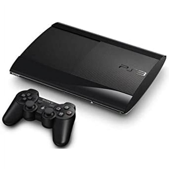 Sony PlayStation 3 Slim 250GB, Black, (Refurbished)