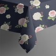 thumbnail image 5 of Pioneer Flower Floral Print Pattern Square Tablecloth, Waterproof Wipeable Spillproof Washable Table Cover for Home Kitchen Party Decor, 52"x52", 5 of 6