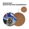 thumbnail image 4 of Xecao Astronaut in Outer Space for MDF Cork Coaster 4 Pcs,Drink Coasters,Suit for House Warming Gifts New Home ,Coffee Table Decor-Round Shape, 4 of 7