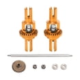 thumbnail image 1 of Conjunto diferencial de coche RC 1:28 Reemplazo de accesorio de coche RC de metal de repuesto para oro, 1 of 8