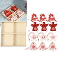 thumbnail image 4 of Linda Decoración Navideña, Colgante Colgante De árbol Fácil De Usar De 5,3x5,3x0,7 Pulgadas, Decoración Navideña Para Decoración Del Hogar, 4 of 7
