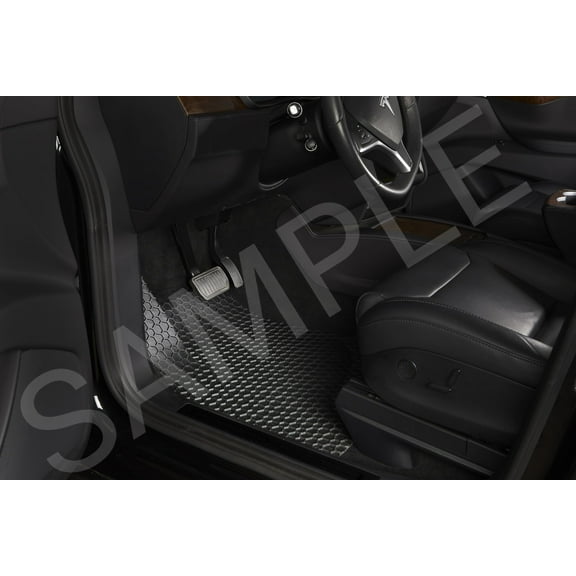 ToughPRO Front   2nd Row Mats Compatible with Toyota Venza 2015 - All Weather Heavy Duty (Made in USA) Black Rubber