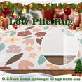 thumbnail image 4 of CHAKME 5'x7'Area Rugs Washable Non Slip Floral Carpets for Living Room Bedroom Kitchen Office Large Rugs Cottage Farmhouse Dining Room Oriental Flower Rugs, Light beige, 4 of 6