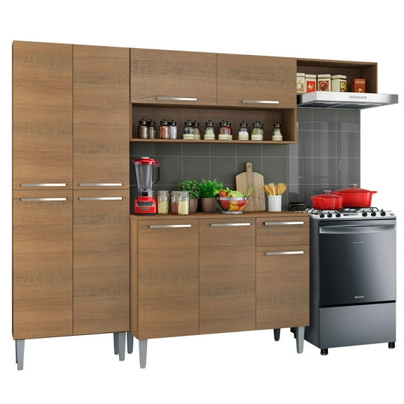 Cocina Integral Modular Madesa Emilly Top 229cm