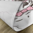 thumbnail image 5 of Ambesonne Pug Place Mats Set of 4, Pug with Bow Glasses, Standard Size, Brown Pale Pink White, 5 of 6