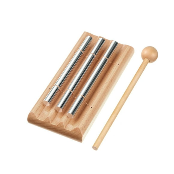 Hearth & Gear Hand Chimes For Classroom Meditation Chimes Classroom Management Tools Chimes Instrument With Mallet For Meditation Yoga Prayer Teacher School(Wood Color Tone) Fridge for Toddlers Gears
