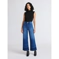 thumbnail image 2 of Sofia by Sofia Vergara Women's Margot Wide Crop Super High Rise Jeans, 27" Inseam, Sizes 0-20, 2 of 5